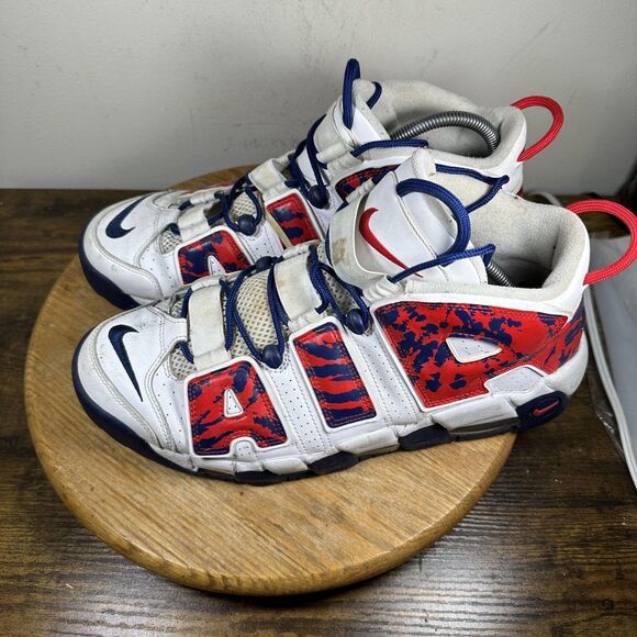 Nike Air More Uptempo Shoes Mens Size 13 USA Olympics CZ7877-100 Basketball Snea main image 7
